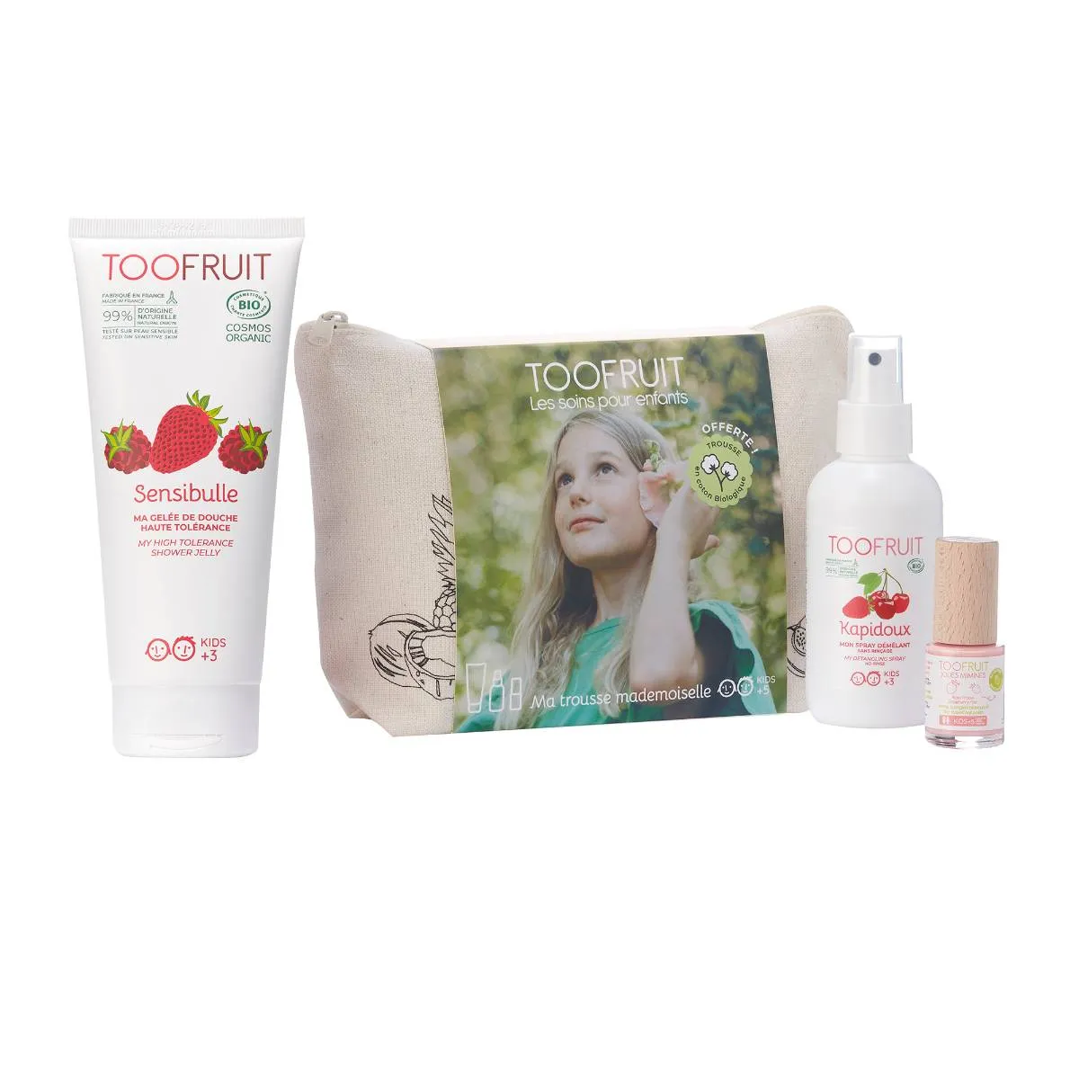 Miss W Pro Mademoiselle trousse bimba gel doccia spray smalto