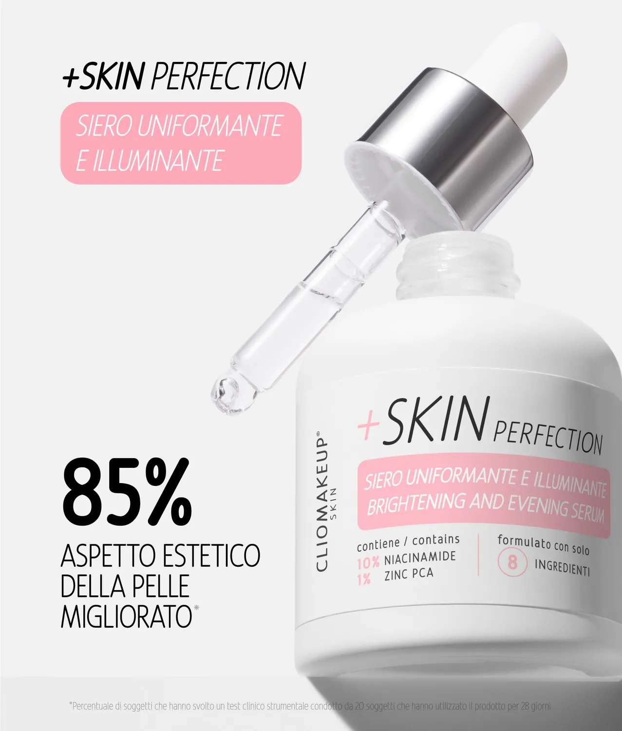 ClioMakeup +SKIN Perfection siero viso niacinamide uniformante