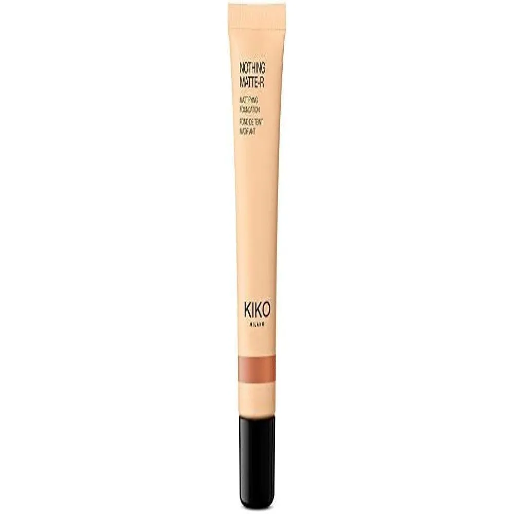 KIKO Nothing Matte-R 02 fondotinta fluido Neutral 01 opacizzante