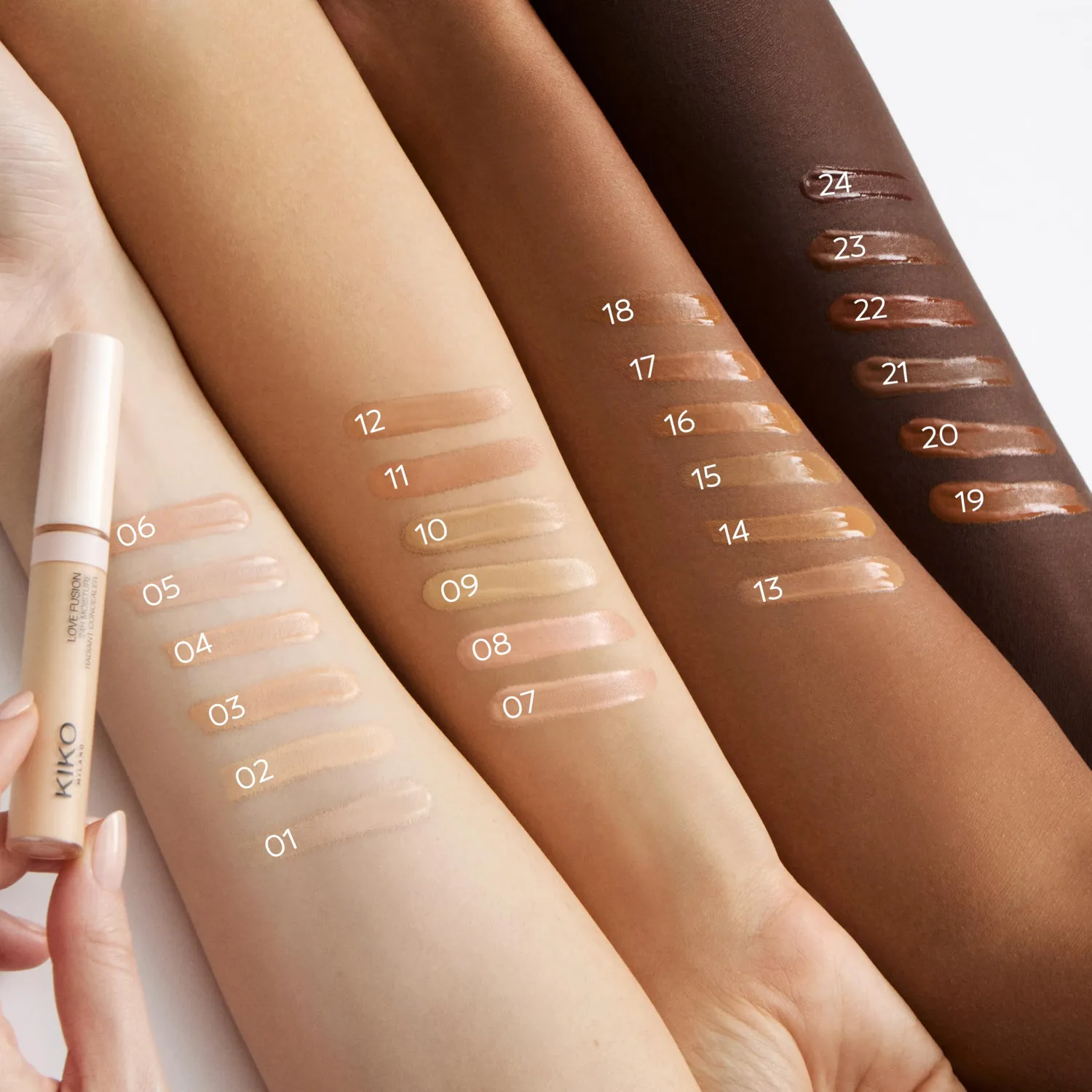 KIKO Love Fusion 24H Moisture Radiant Concealer 13 correttore luminoso