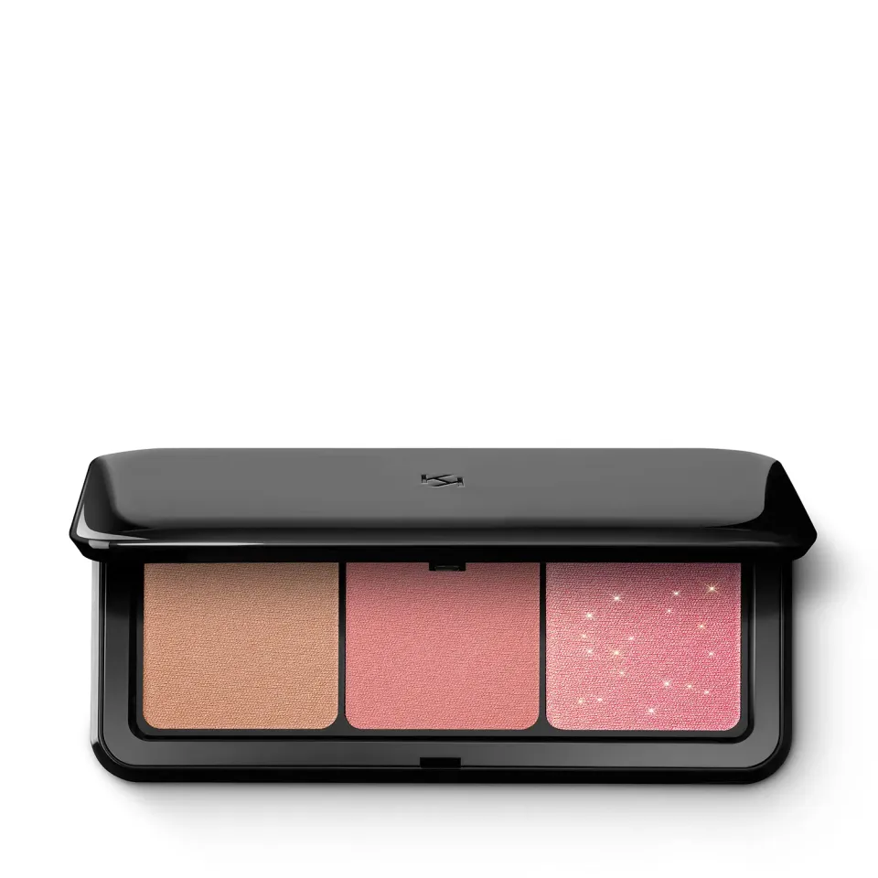 KIKO Multi Finish Trio 02 Mauve palette viso blush bronzer