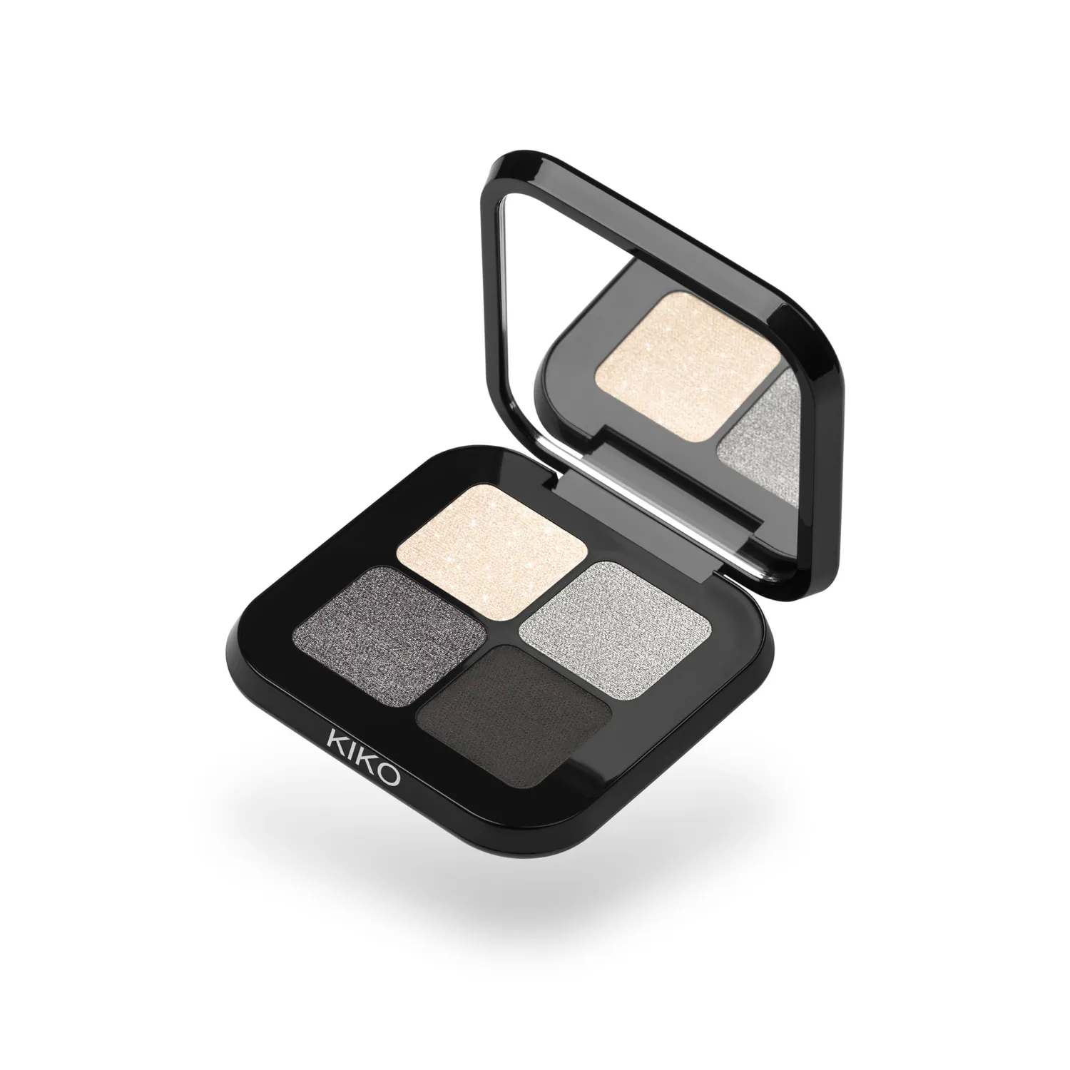 KIKO Bright Quartet 01 Palette Ombretti 4 Colori Warm Neutral Tones Mat