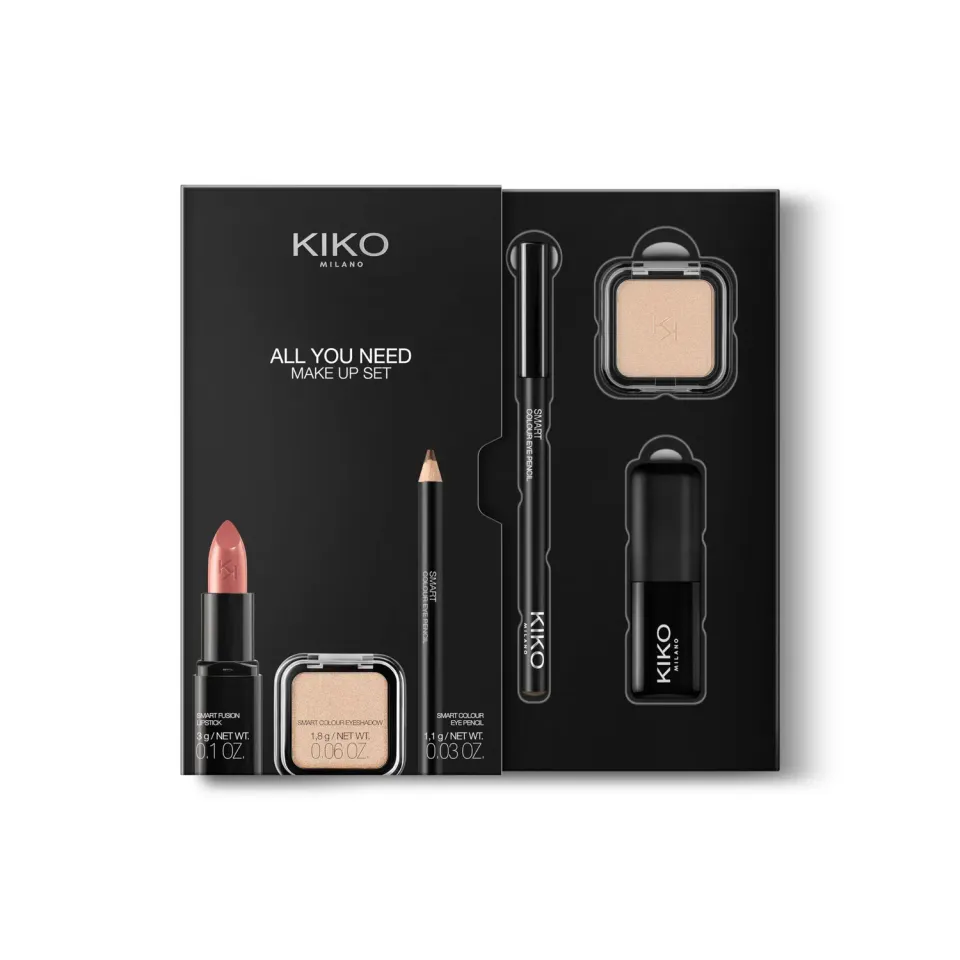 KIKO All You Need Make Up Set kit rossetto ombretto matita