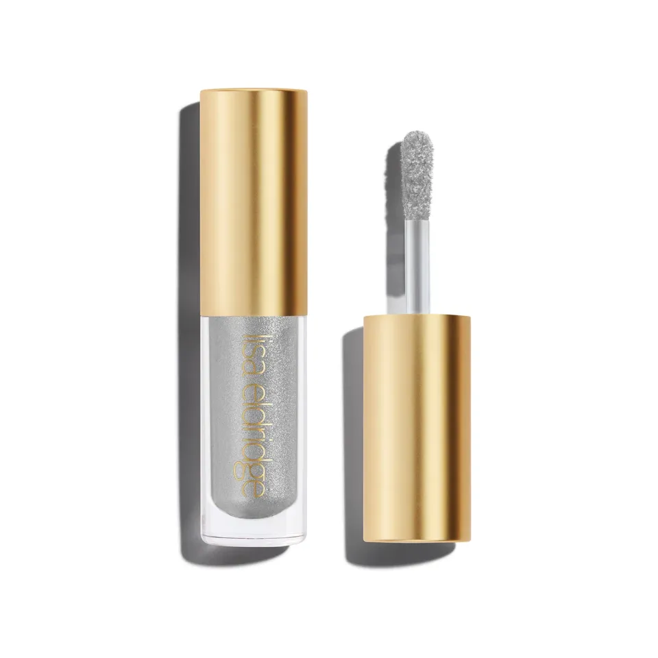 Lisa Eldridge Liquid Lurex Ombretto Liquido Aria Argento Freddo