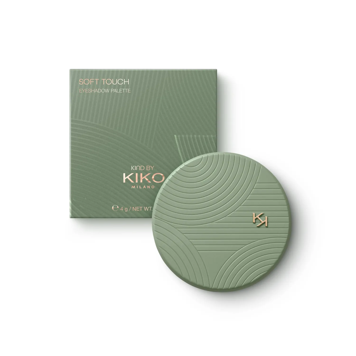 KIKO Kind Soft Touch Eyeshadow Palette 01 palette occhi 5 ombretti