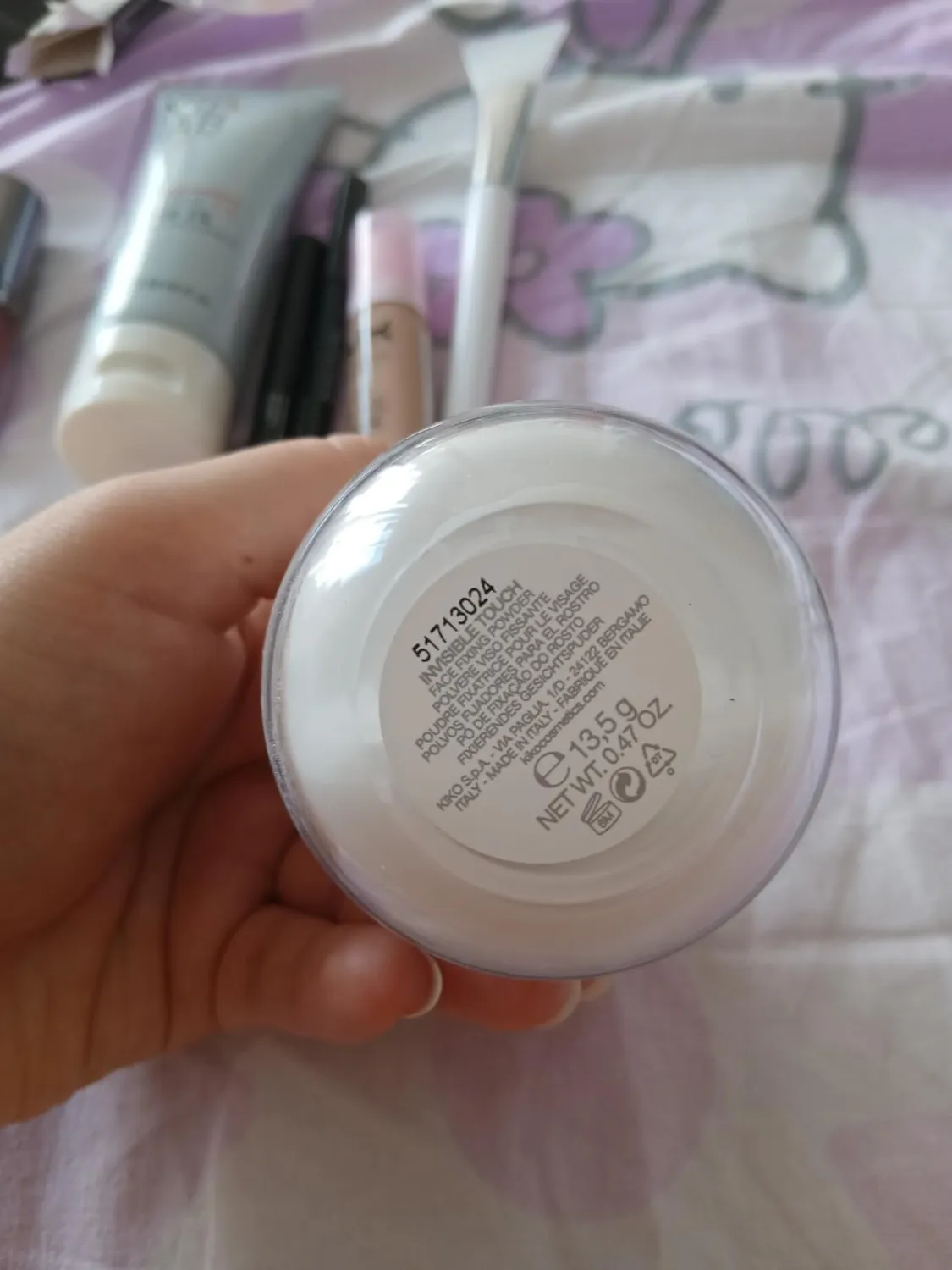 KIKO Invisible Touch Fixing Powder cipria viso opacizzante trasparente