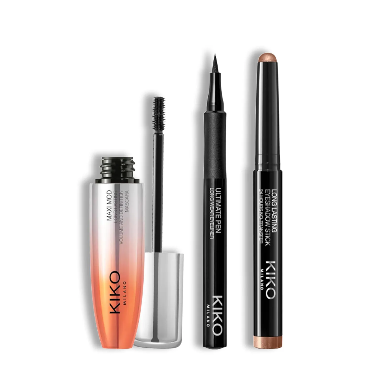 KIKO Long Lasting Colour Eye Set 01 kit 3 ombretti stick 24H