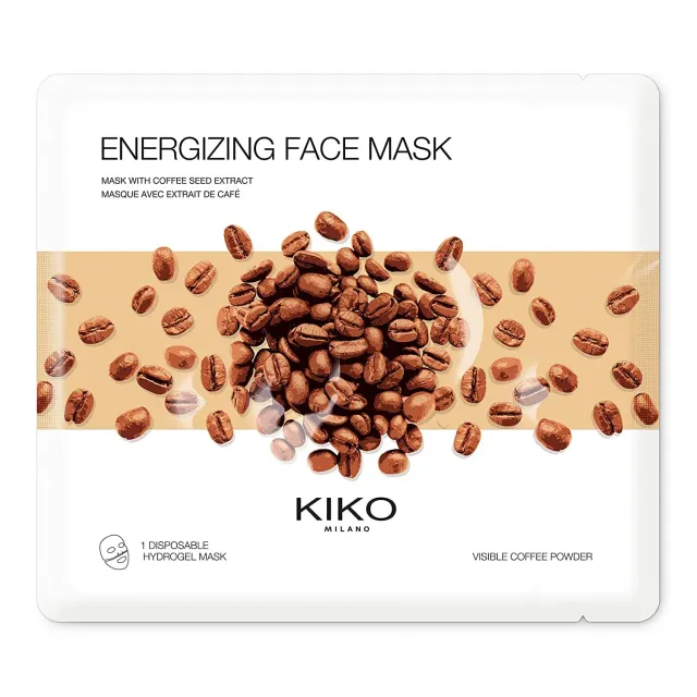 KIKO Energizing Face Mask maschera viso hydrogel al caffè