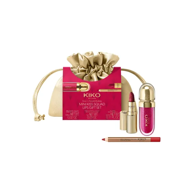 KIKO Twist'n Twinkle Mini Kiss Squad 02 set labbra mini