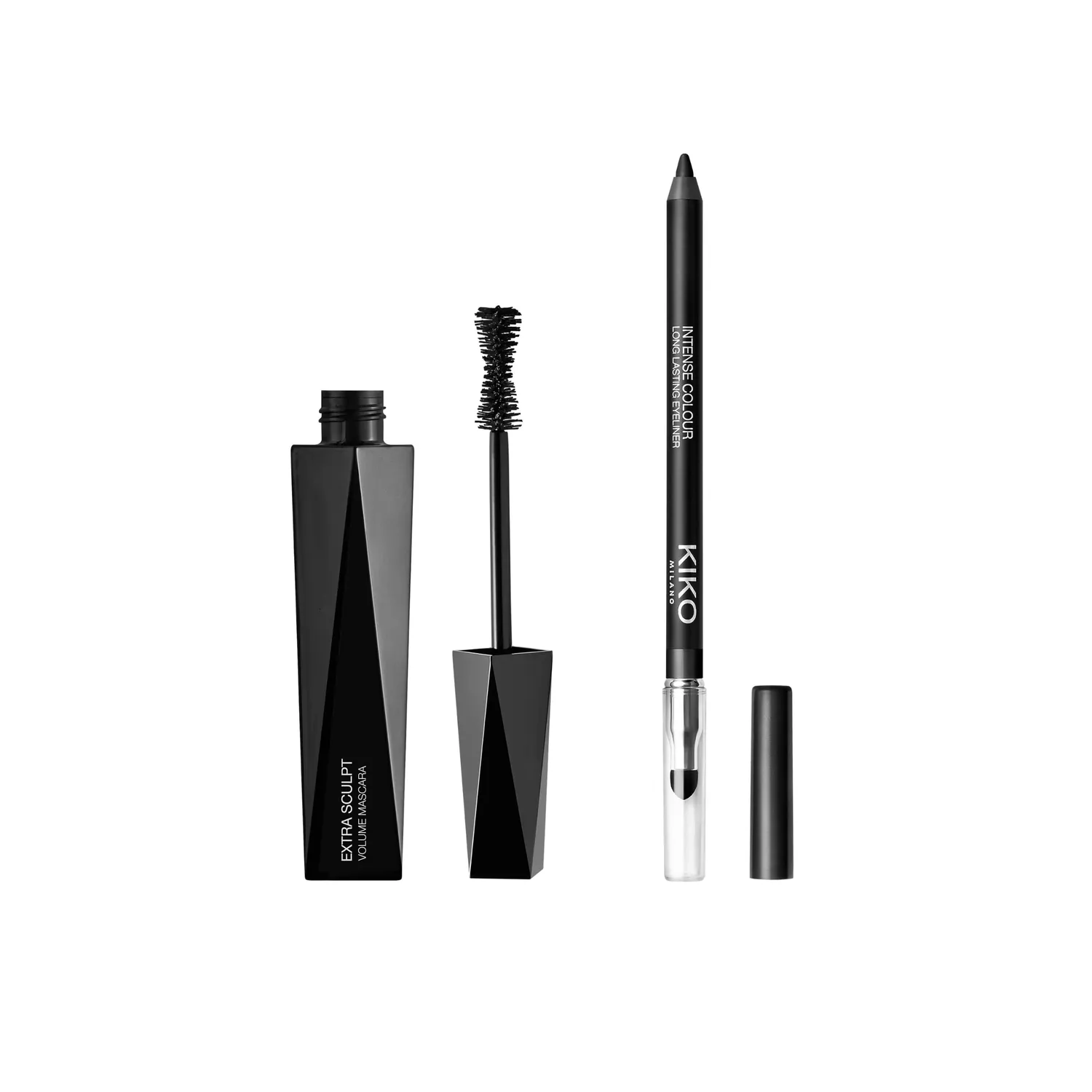 KIKO Twist 'N Twinkle Midnight Glaze set occhi 2 pezzi nero waterproof