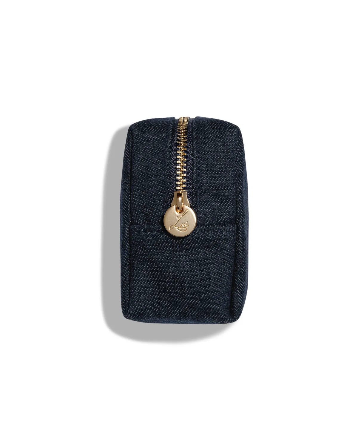 Lisa Eldridge Indigo Denim pochette trucco in cotone