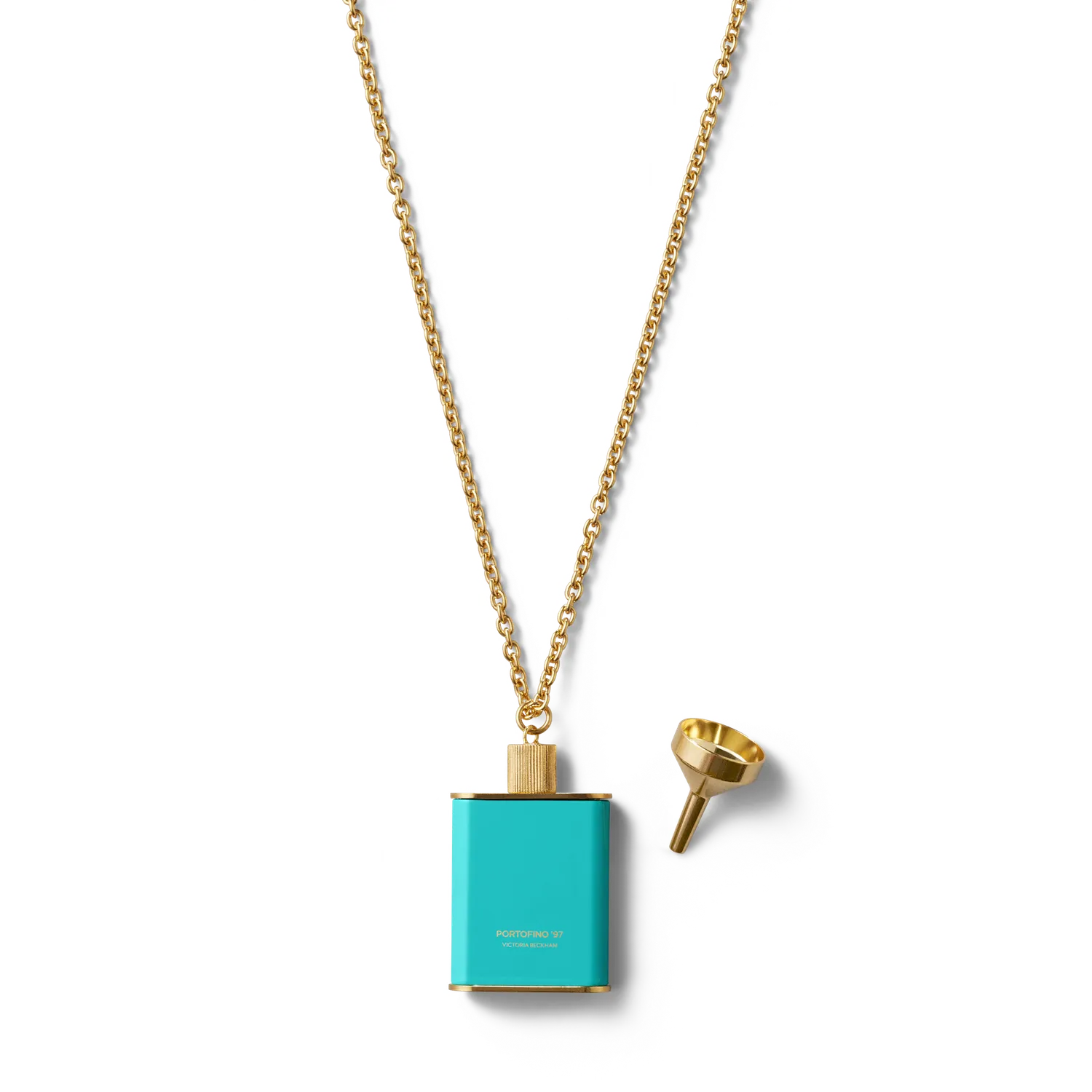 Victoria Beckham Beauty Portofino 97 collana portaprofumo oro