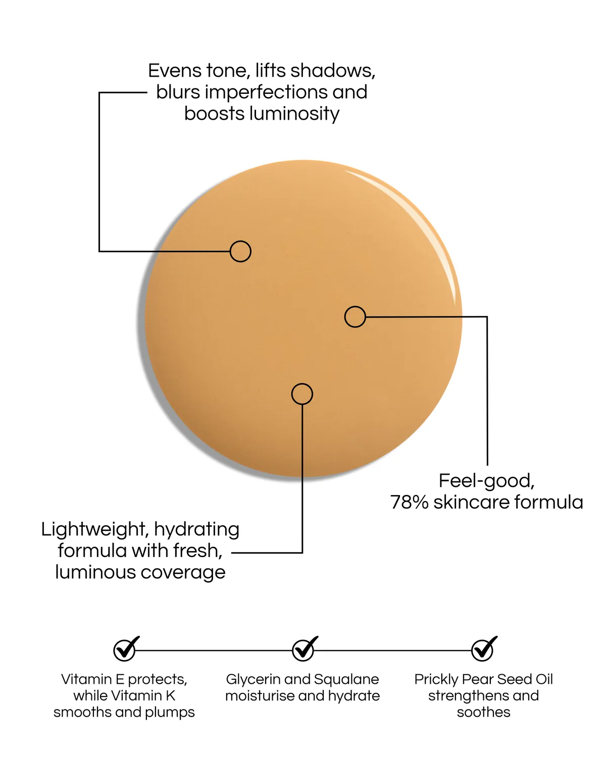 Lisa Eldridge Seamless Skin Enhancing Tint T8 skin tint chiara