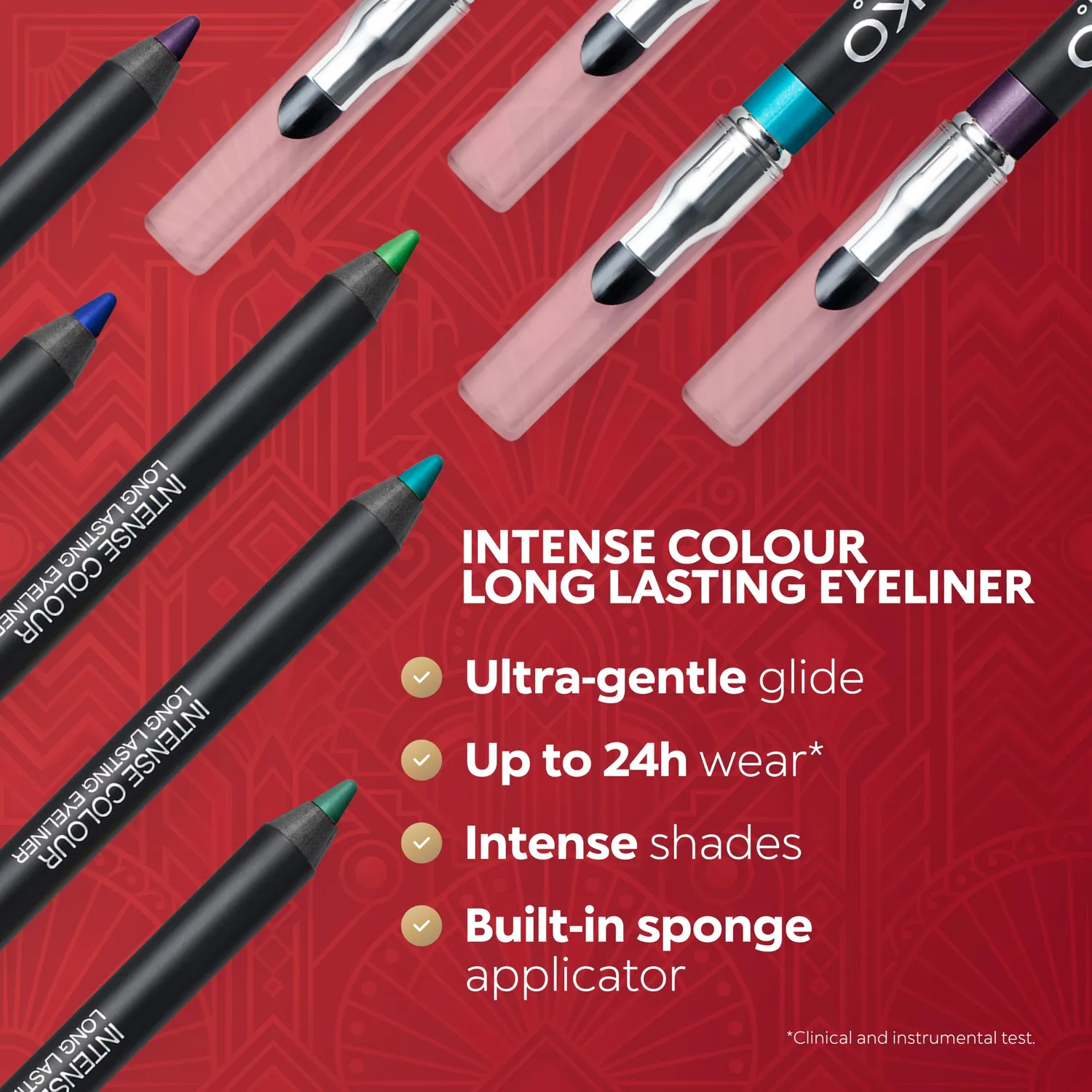 KIKO Twist 'N Twinkle Midnight Glaze set occhi 2 pezzi nero waterproof