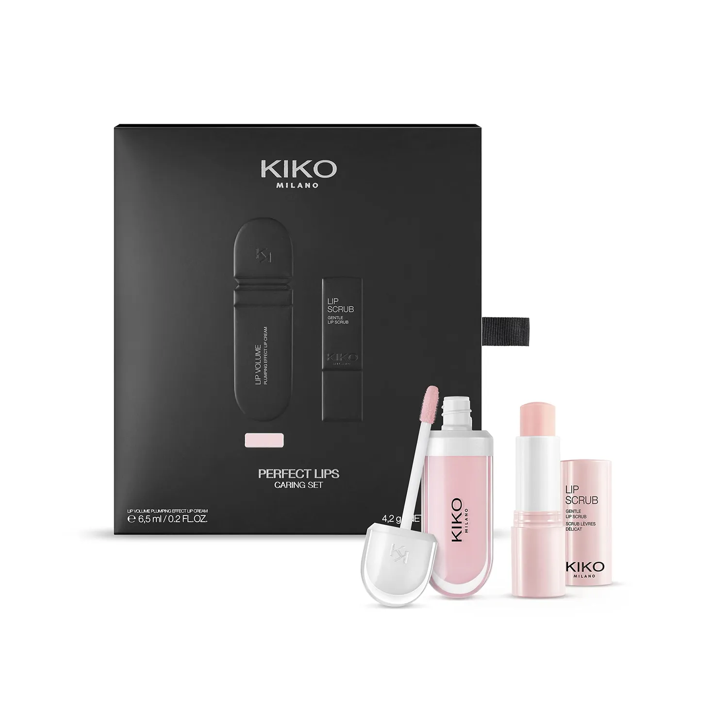 KIKO Milano Glossy Lip Set kit 2 gloss + crema volume