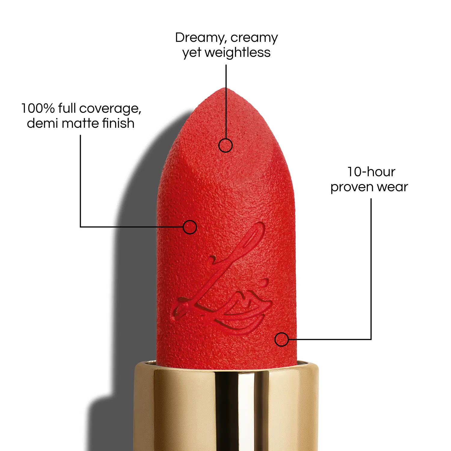 Lisa Eldridge Strawberry Shock rossetto rosso fragola matte