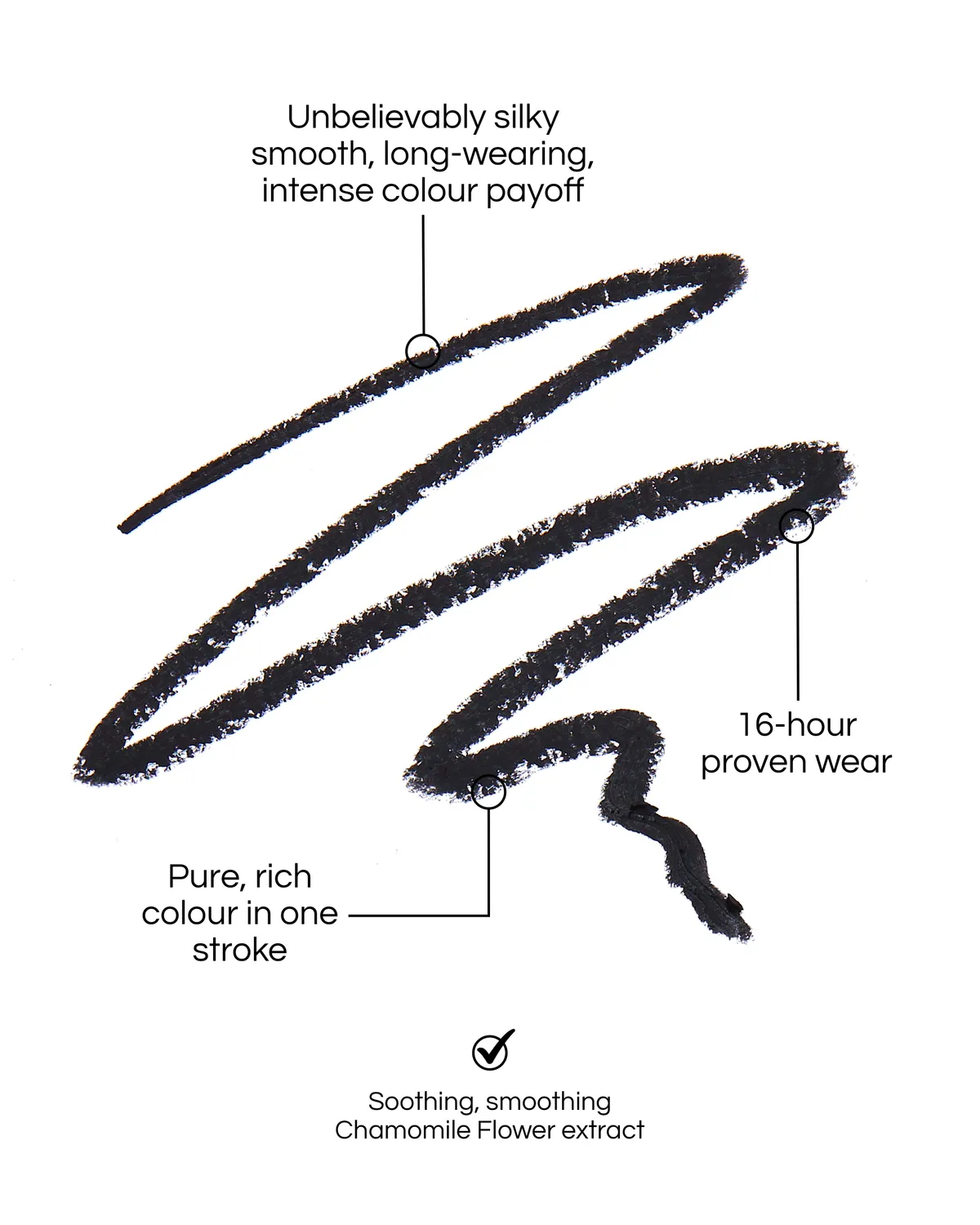 Lisa Eldridge Seamless Glide Matita Occhi Black Treacle waterproof