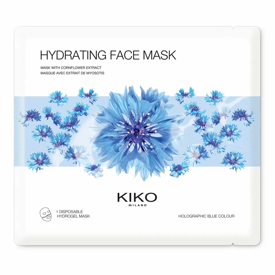 KIKO Hydrating Face Mask maschera viso hydrogel fiordaliso
