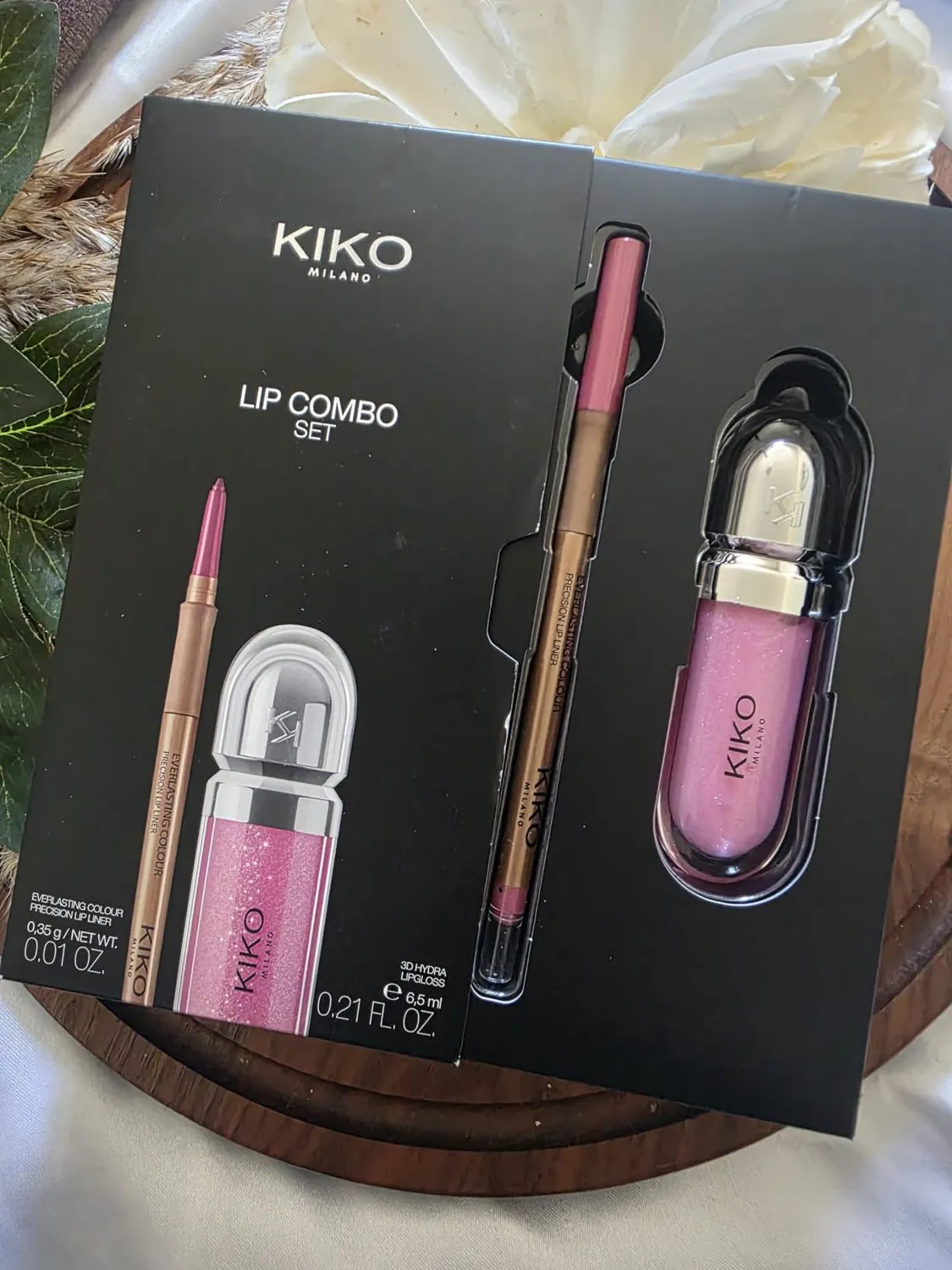 KIKO Lip Combo Set 02 Gloss e Matita Labbra Volume