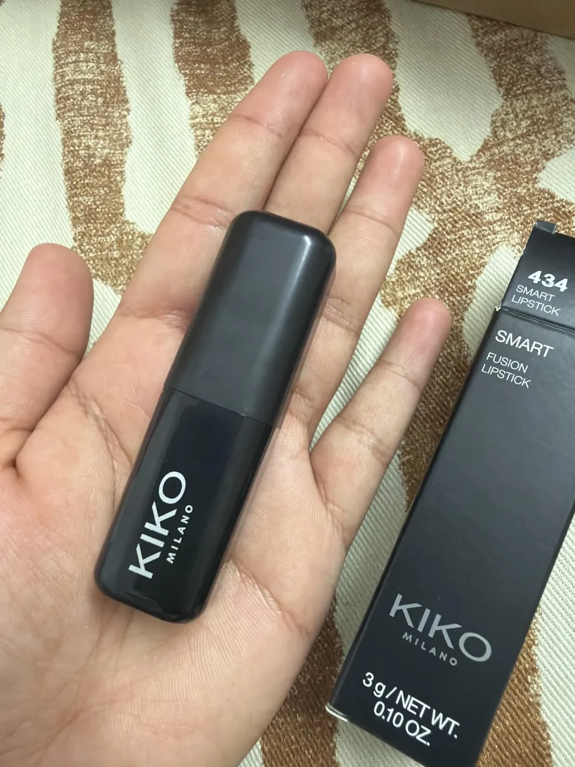 KIKO Smart Fusion Lipstick 402 rossetto peachy nude 3 g luminoso