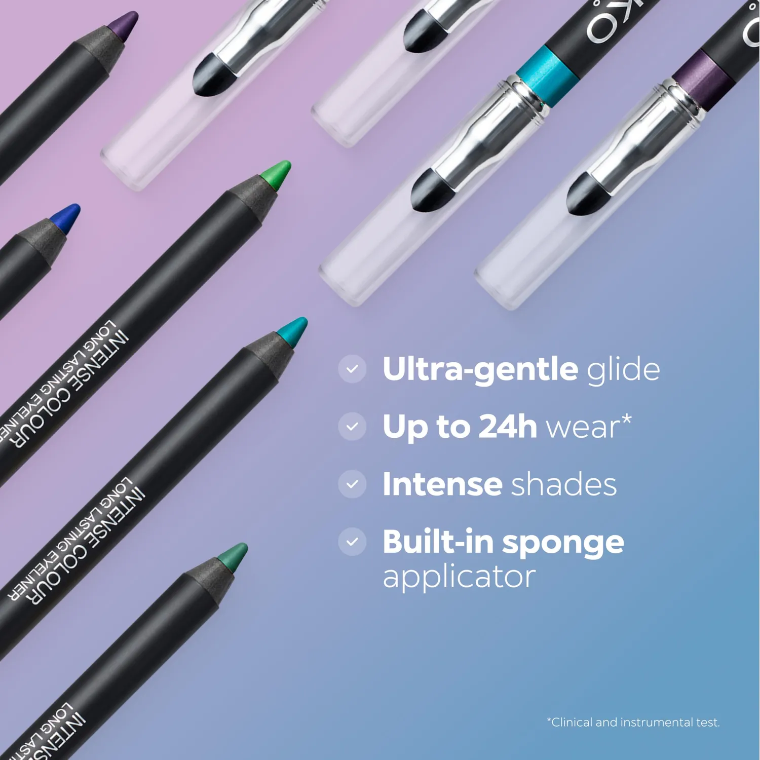 KIKO Intense Colour Long Lasting Eyeliner 18 matita Silver Rose