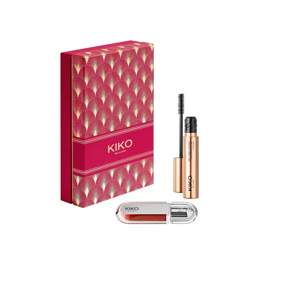 KIKO Twist 'N Twinkle To The Max duo gloss mascara 24h 2 pezzi