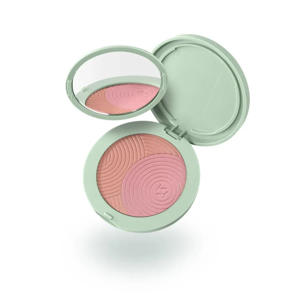 KIKO Kind Silky Touch Duo Blush 01 blush polvere vegano