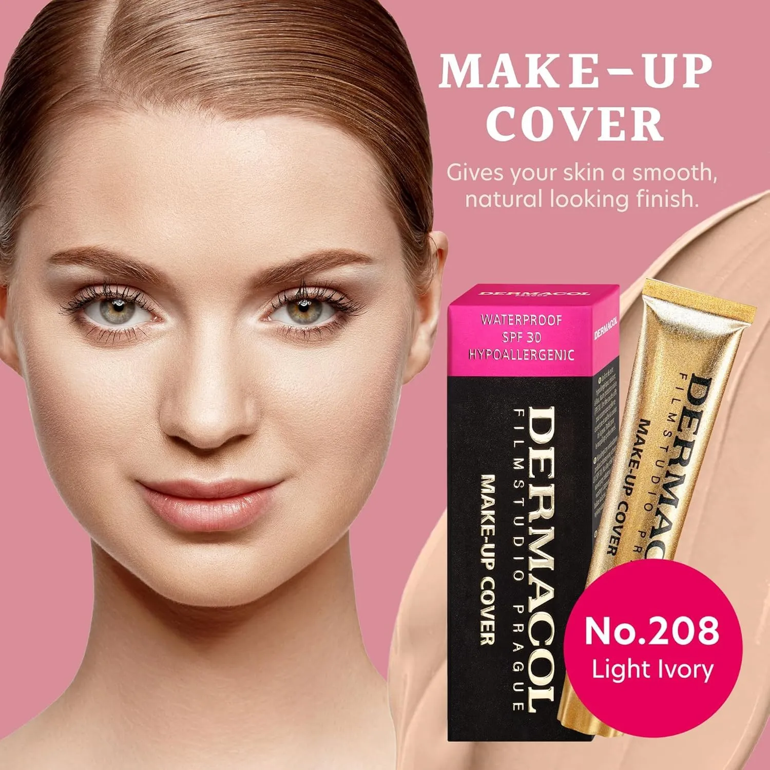 Dermacol Makeup Cover 208 fondotinta coprente opaco SPF30