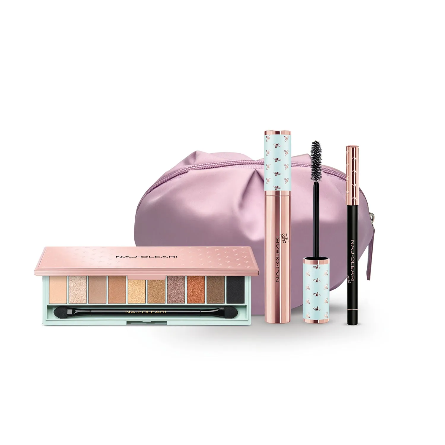 Naj Oleari Choco Delight Kit palette + mascara + kajal