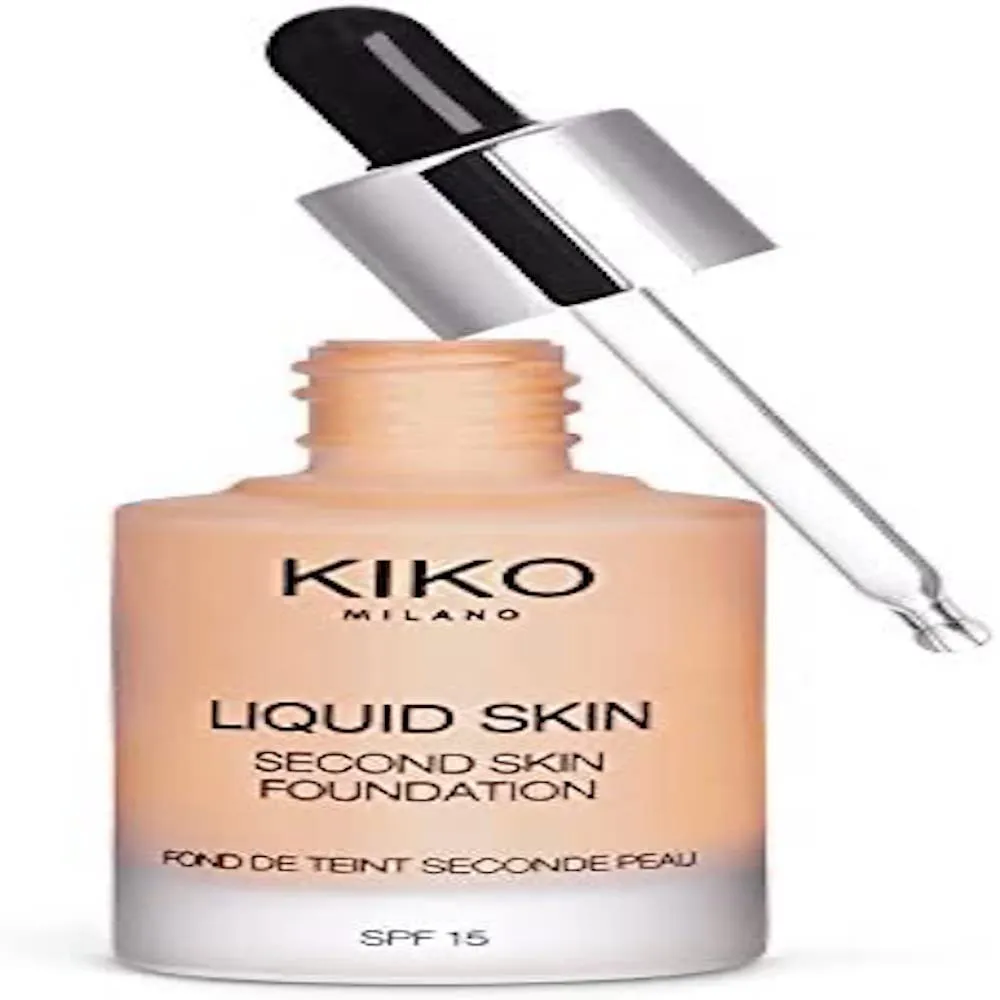 KIKO Liquid Skin Second Skin Foundation Warm Beige 10 SPF15