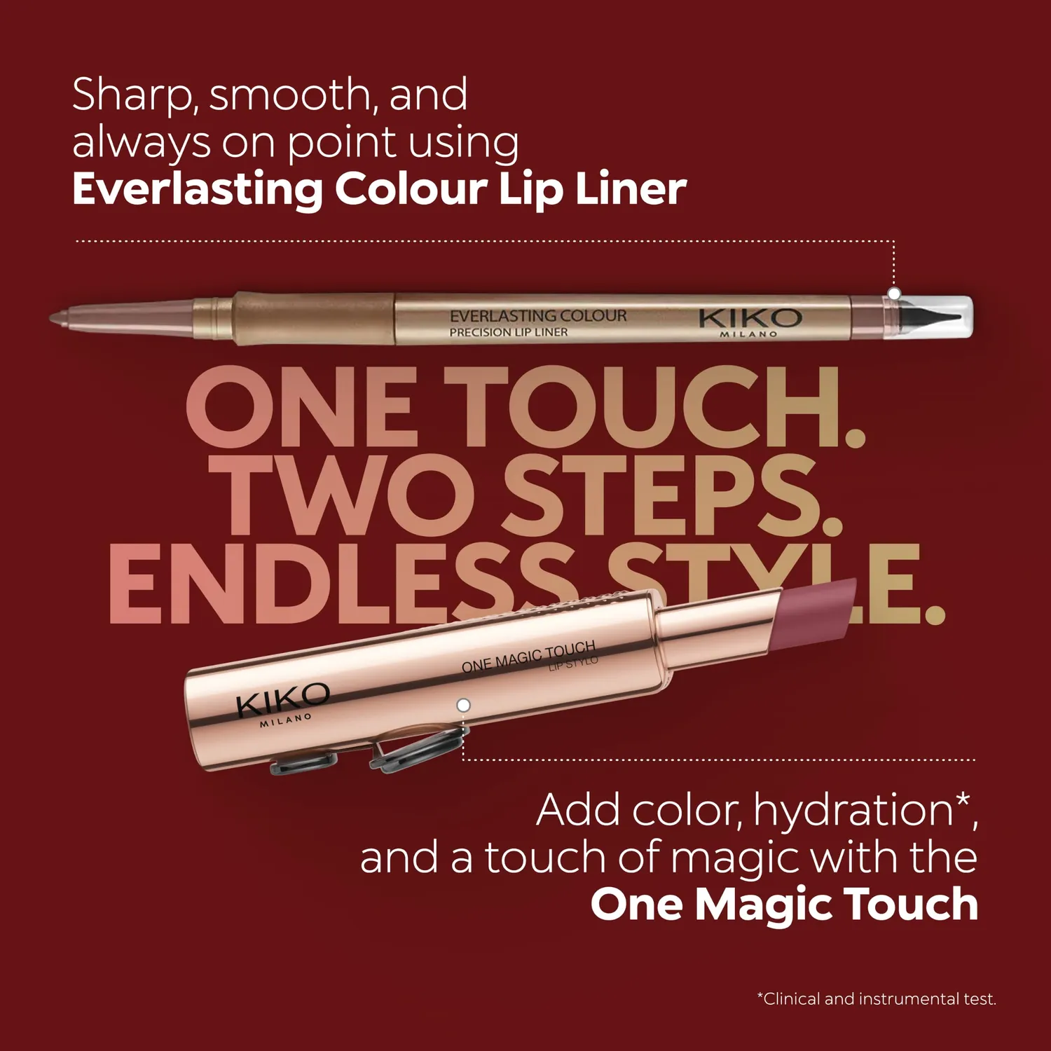 KIKO Milano One Magic Touch 05 rossetto Brick The Rules