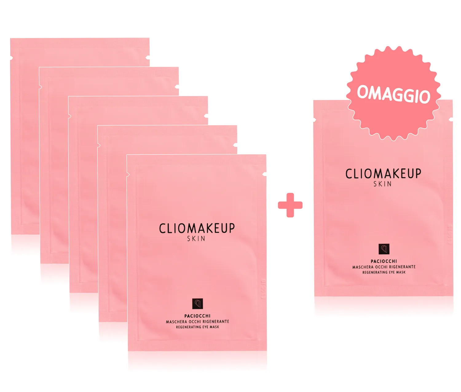 ClioMakeup Paciocchi kit maschera occhi idratante 5+1 pezzi