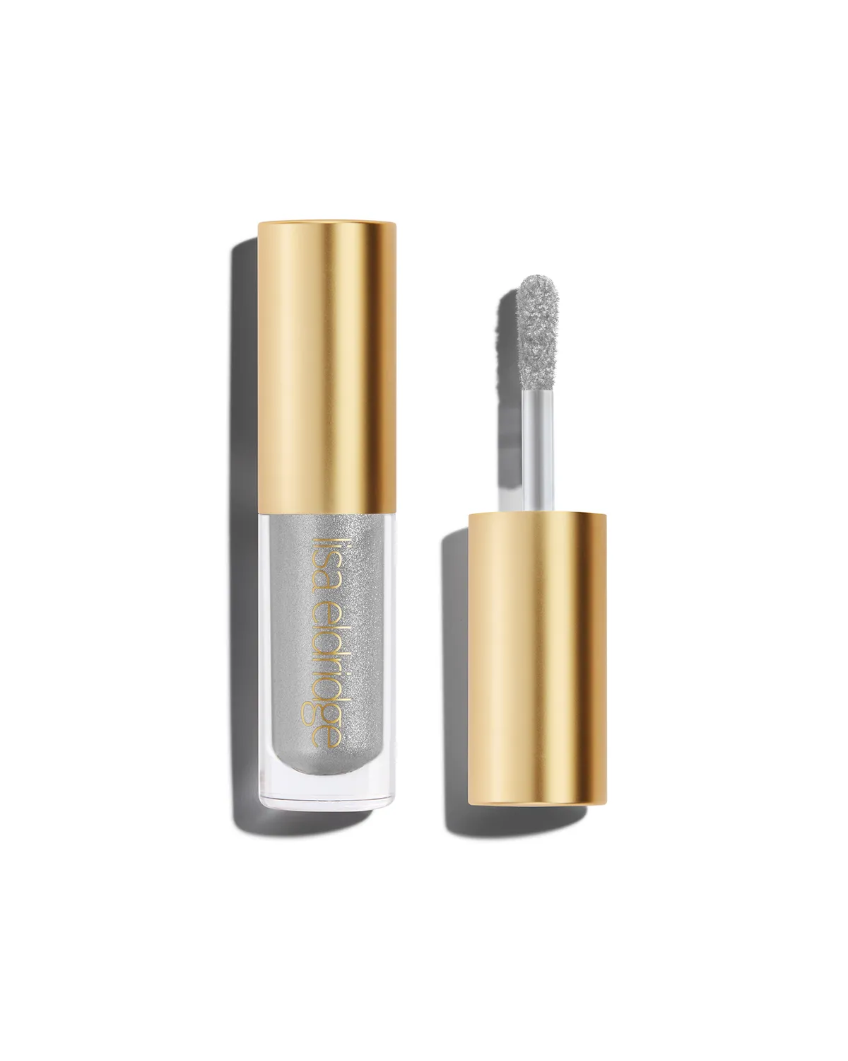 Lisa Eldridge Liquid Lurex Ombretto Liquido Aria Argento Freddo