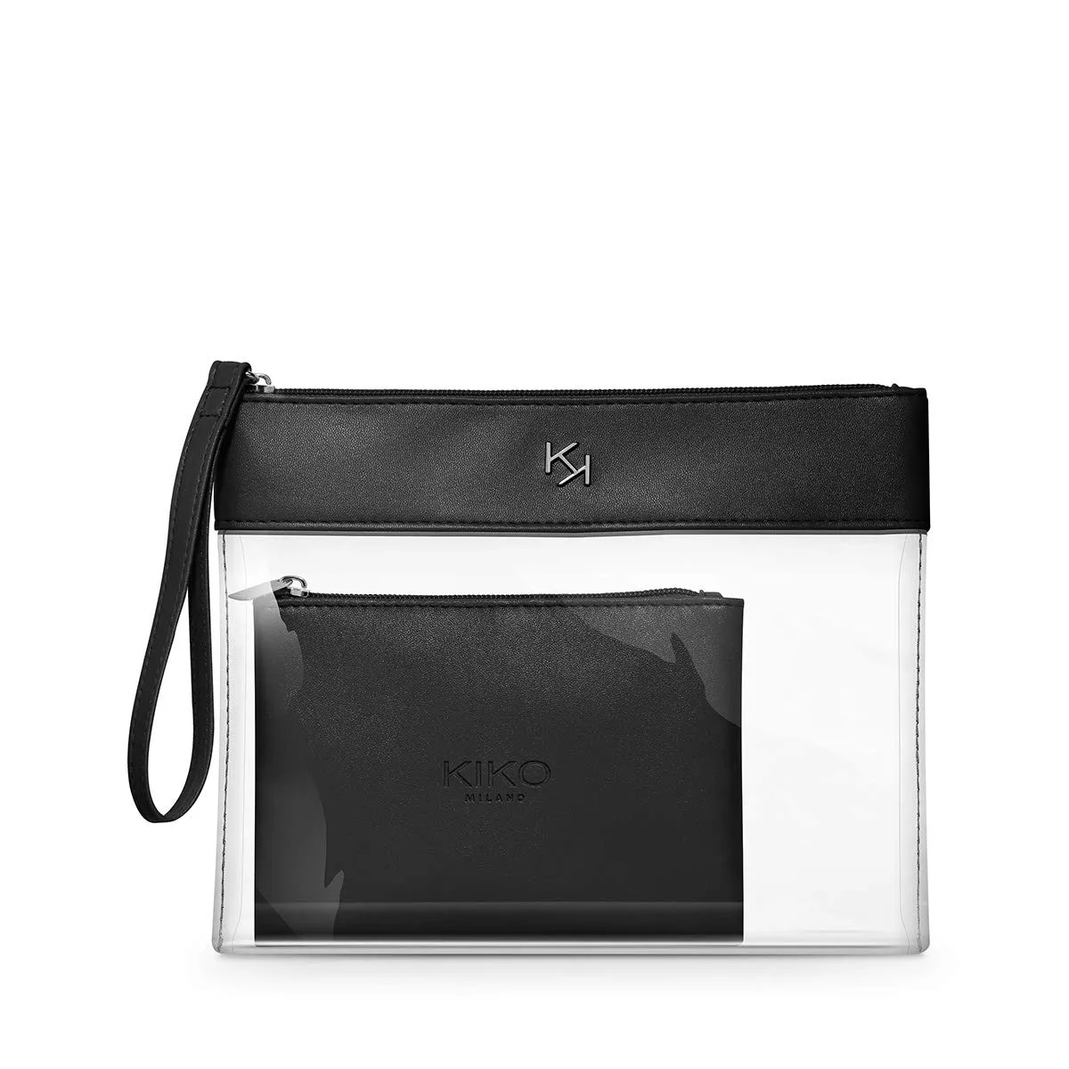 KIKO Transparent Beauty Case 002 pochette fucsia trucco