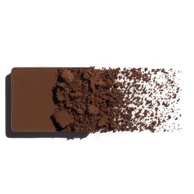 Lisa Eldridge Velvet Deep Ochre ombretto refill marrone