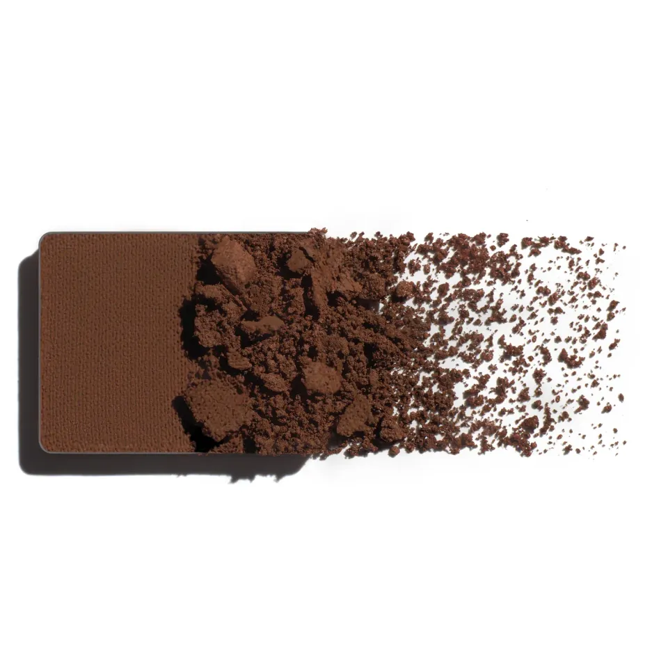 Lisa Eldridge Velvet Deep Ochre ombretto refill marrone
