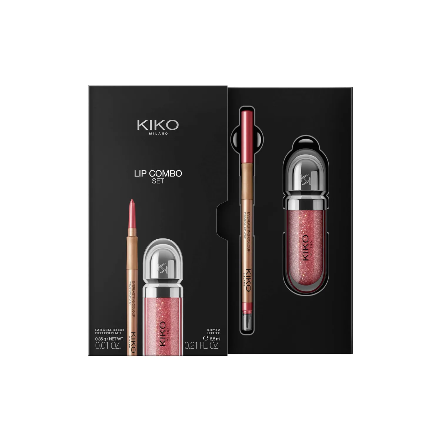 KIKO Lip Combo Set 01 kit labbra gloss + matita volume