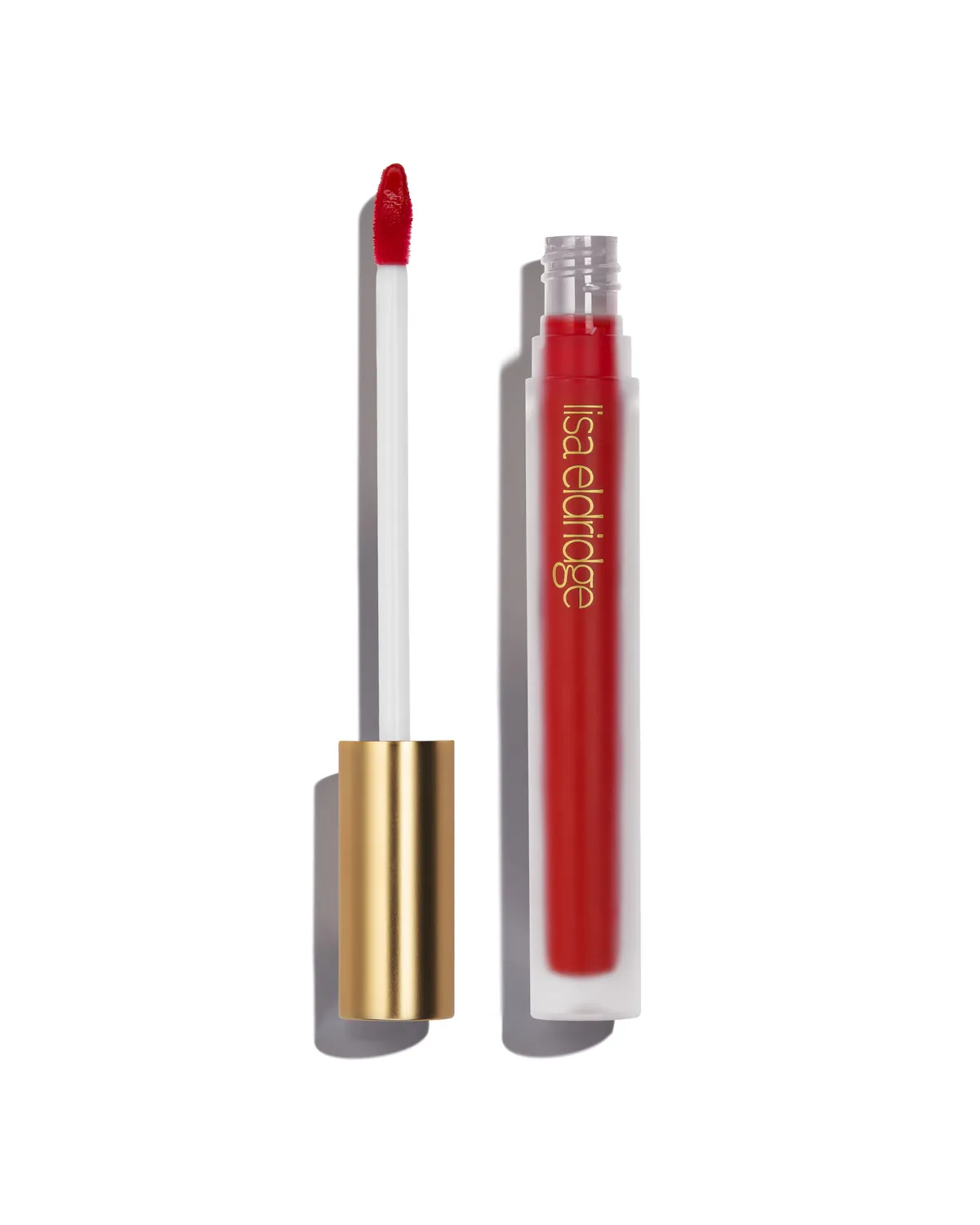 Lisa Eldridge Velveteen Ribbon Rossetto Liquido Rosso Opaco