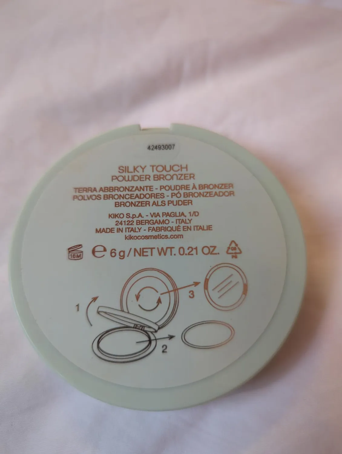 KIKO Kind Silky Touch Powder Bronzer 01 Terra Abbronzante Effetto Sole