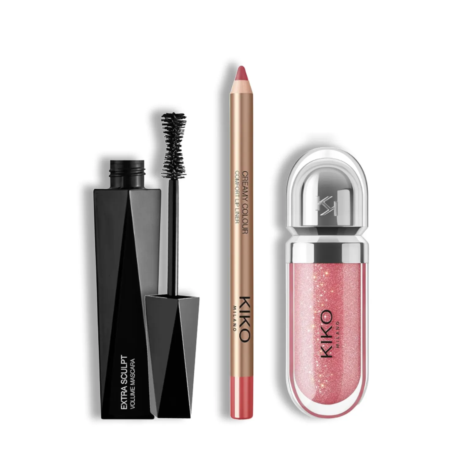 KIKO Unmissable Makeup Set kit trucco waterproof 3 pezzi mat