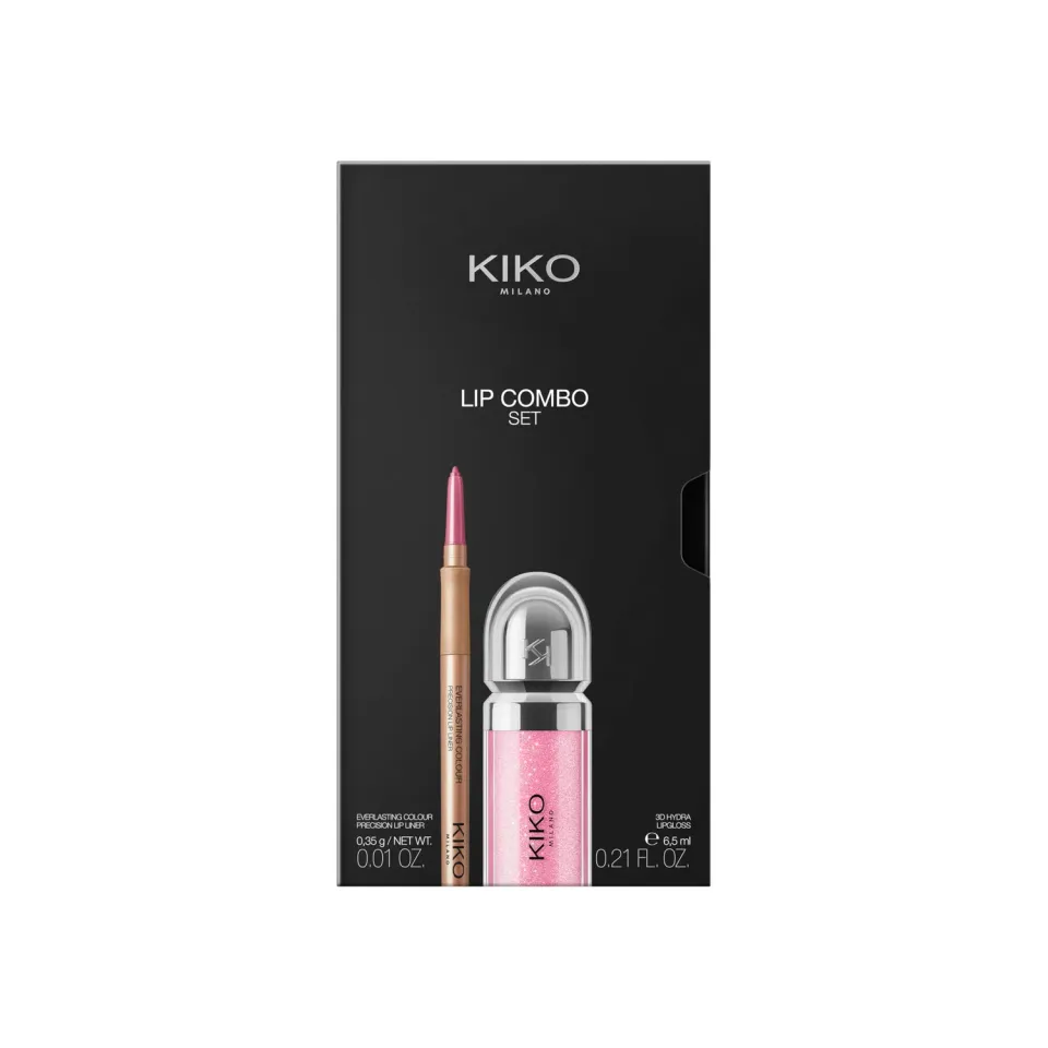 KIKO Lip Combo Set 02 Gloss e Matita Labbra Volume