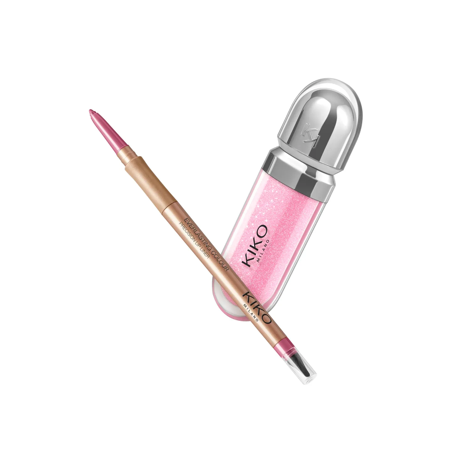 KIKO Lip Combo Set 02 Gloss e Matita Labbra Volume