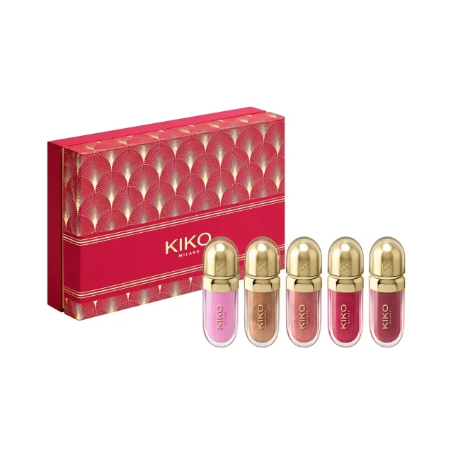 KIKO Twist 'N Twinkle Fabolous 5 mini gloss labbra 5 pezzi idratante