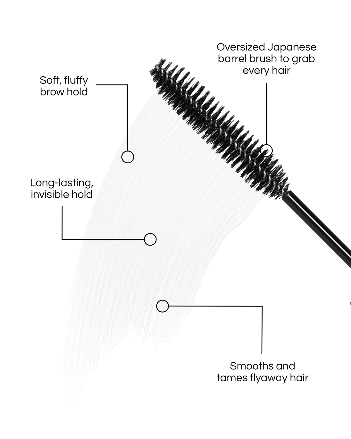 Lisa Eldridge Kitten Brow Clear gel sopracciglia trasparente