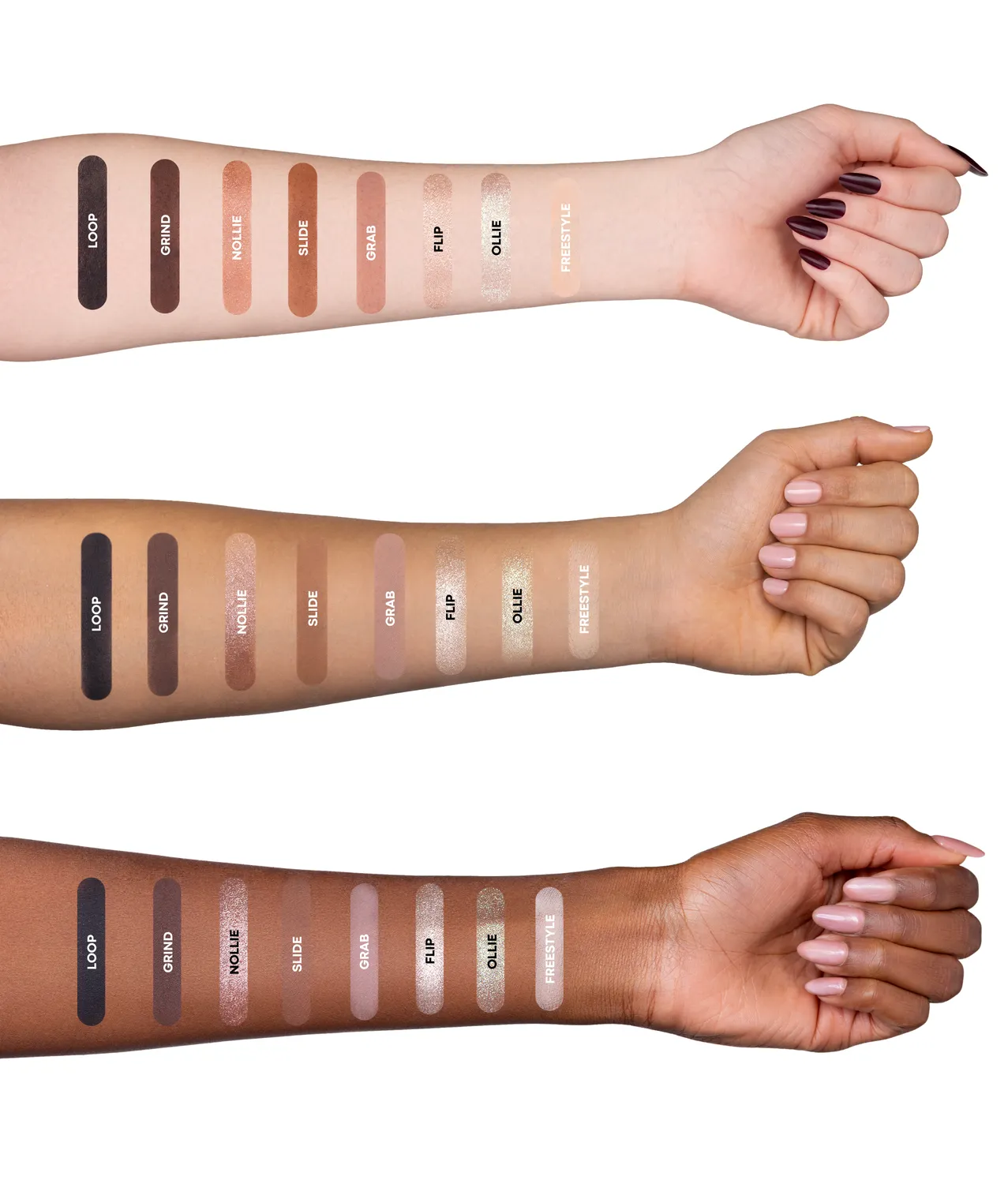 ClioMakeUp 360Flip palette occhi 8 colori matte shimmer