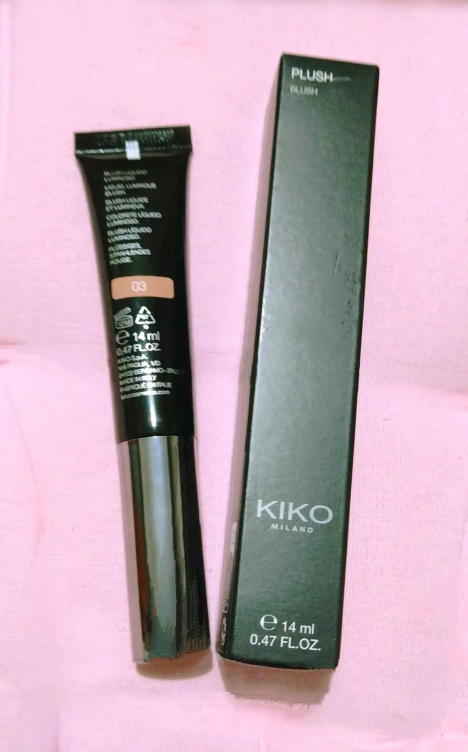 KIKO Milano Plush Blush 01 blush liquido caffelatte cushion