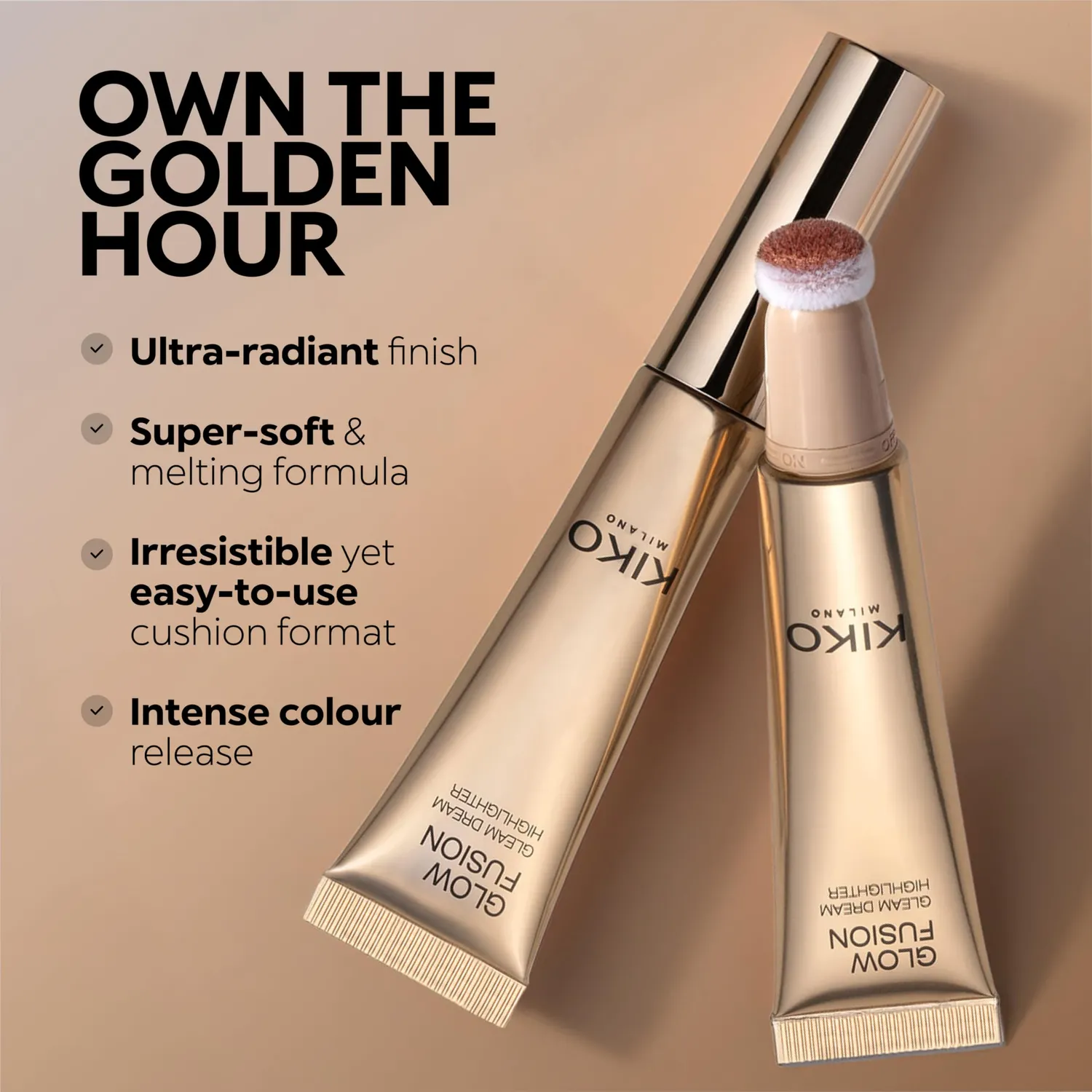 KIKO Glow Fusion Gleam Dream Highlighter 2 illuminante liquido cushion