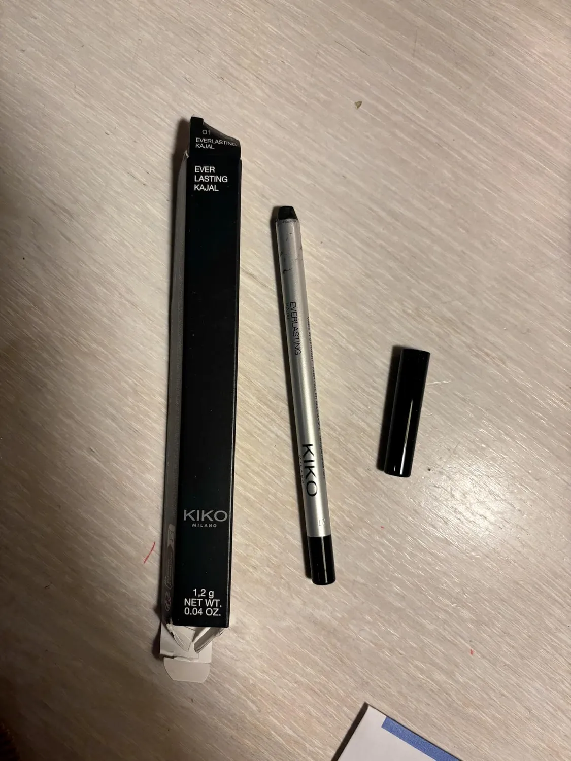 KIKO Everlasting Kajal matita occhi nero intenso 7 ore