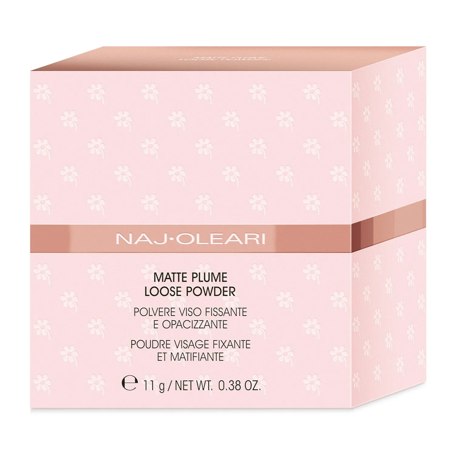 Naj Oleari Matte Plume Loose Powder cipria 01 Trasparente opaca