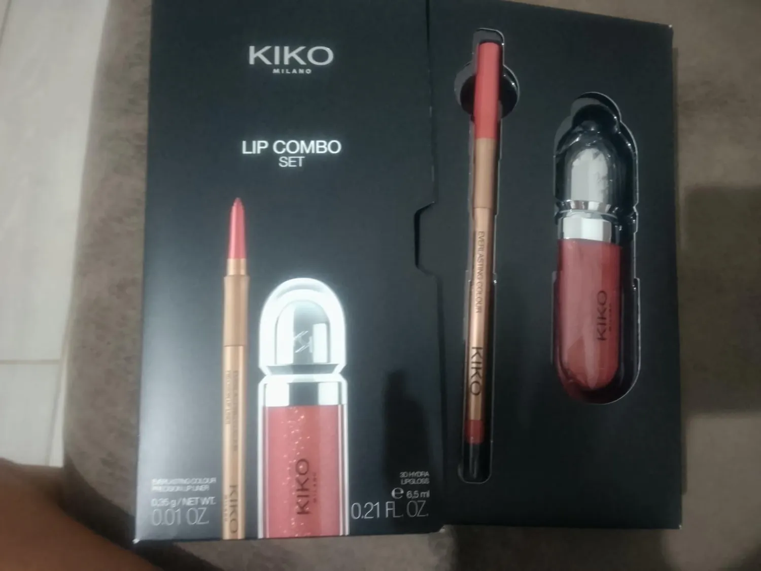 KIKO Lip Combo Set 01 kit labbra gloss + matita volume